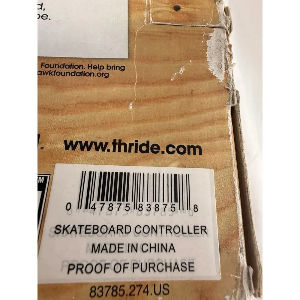 Tony Hawk Ride Xbox 360 Game + Wireless Skateboard Controller - New In Box